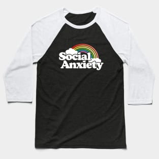 Social Anxiety Baseball T-Shirt